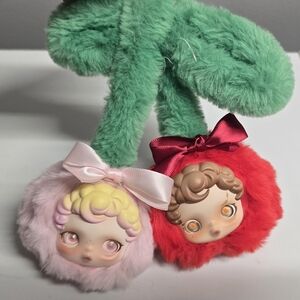 Skullpanda Plush Cherries Purse Pendant/Charm